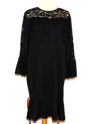 Angel Wing Sleeved Dress
