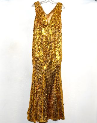 Gold Sequin Gown