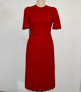 Red Full Length Dress