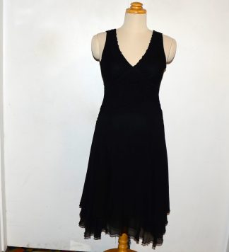 Silky Black Dress
